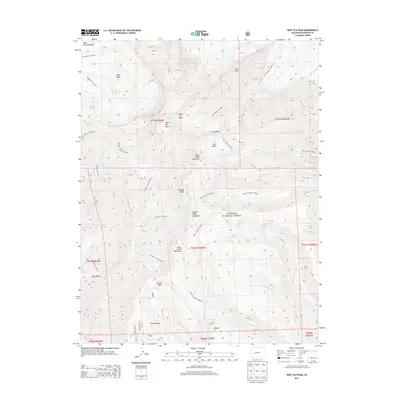 2013 Map of West Elk Peak, 2013 Print