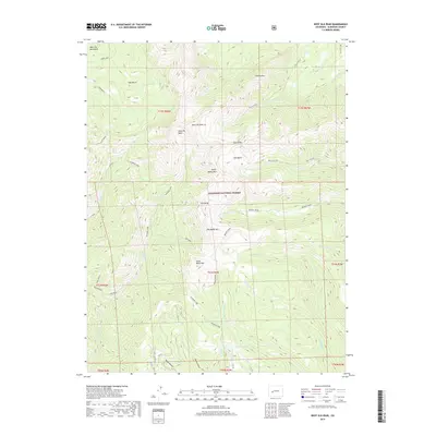 2019 Map of West Elk Peak, 2019 Print