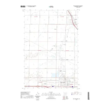 2020 Map of West Fargo North, 2020 Print