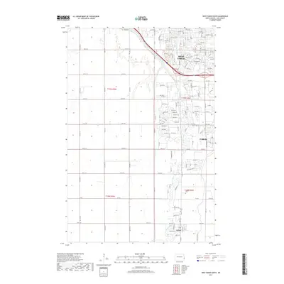 2017 Map of West Fargo South, 2017 Print