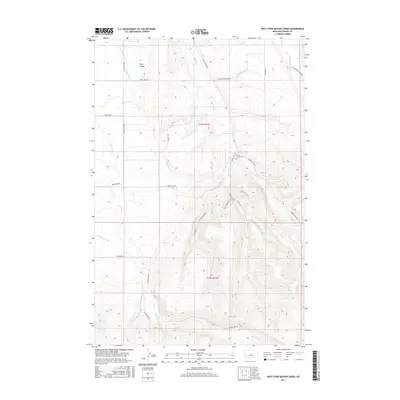 2017 Map of West Fork Beaver Creek, 2017 Print