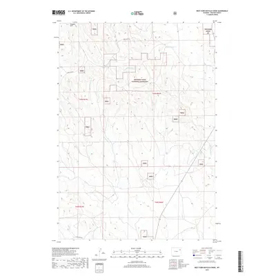 2018 Map of West Fork Buffalo Creek, 2018 Print