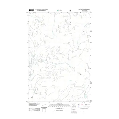2011 Map of West Fork Butte, 2011 Print