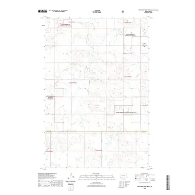 2020 Map of West Fork Deep Creek, 2020 Print