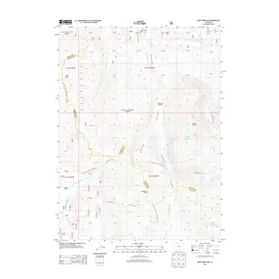 2013 Map of West Fork Lake, 2013 Print