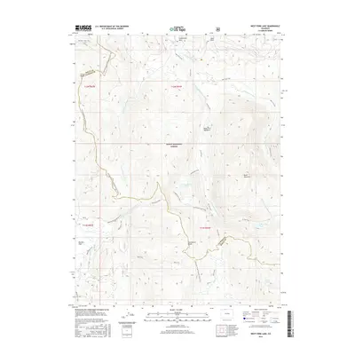 2016 Map of West Fork Lake, 2016 Print