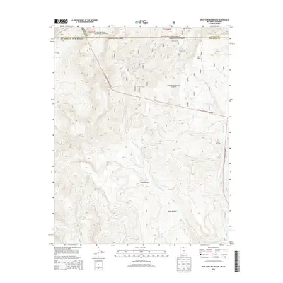 2013 Map of West Fork Rio Brazos, 2013 Print