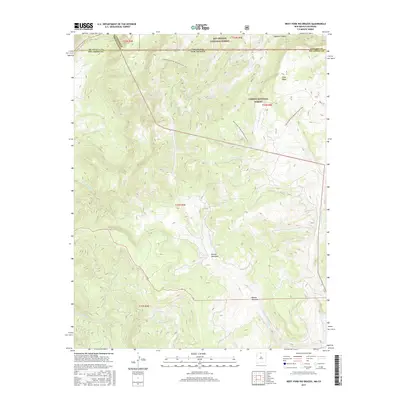 2017 Map of West Fork Rio Brazos, 2017 Print