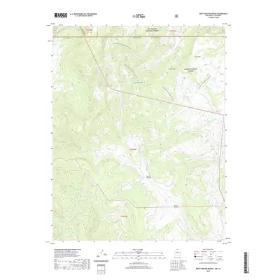 2020 Map of West Fork Rio Brazos, 2020 Print