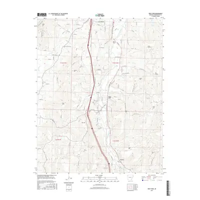 2017 Map of West Fork, 2017 Print