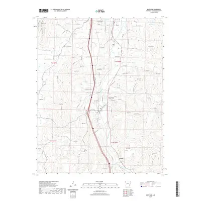 2020 Map of West Fork, 2020 Print
