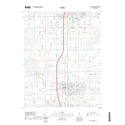 2021 Map of West Frankfort, 2021 Print