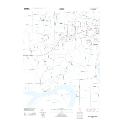 2013 Map of West Franklin, 2013 Print