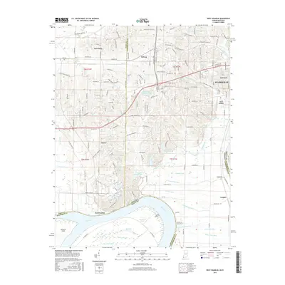 2016 Map of West Franklin, 2016 Print