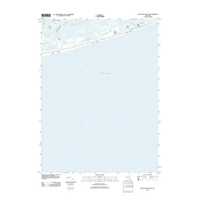 2012 Map of West Gilgo Beach, 2012 Print