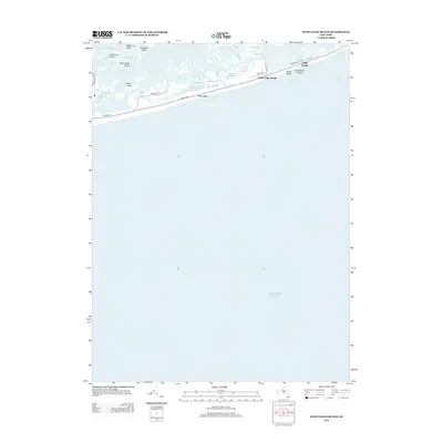 2013 Map of West Gilgo Beach, 2013 Print