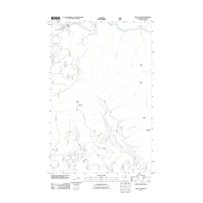 2011 Map of West Glacier, 2011 Print