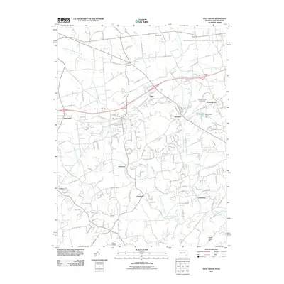 2011 Map of West Grove, 2011 Print