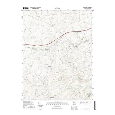 2016 Map of West Grove, 2016 Print