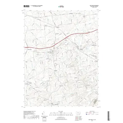 2019 Map of West Grove, 2019 Print