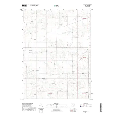 2018 Map of West Grove, 2018 Print