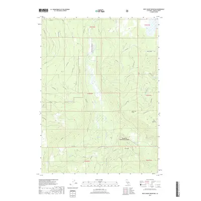 2018 Map of West Haight Mountain, 2018 Print