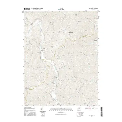 2016 Map of West Hamlin, 2016 Print