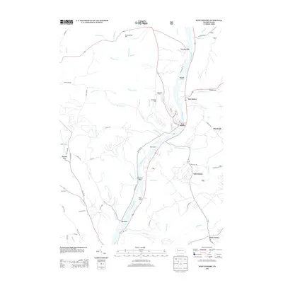 2013 Map of West Hickory, 2013 Print