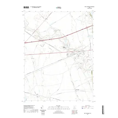 2019 Map of West Jefferson, 2019 Print