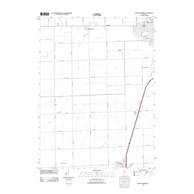 2012 Map of West Kankakee, 2012 Print