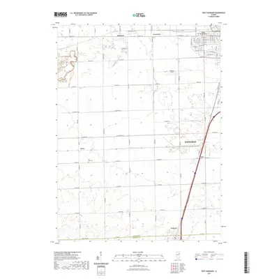 2021 Map of West Kankakee, 2021 Print