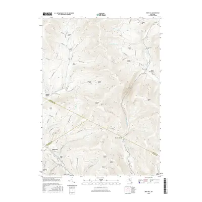 2016 Map of West Kill, 2016 Print