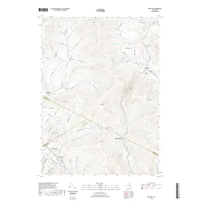 2019 Map of West Kill, 2019 Print