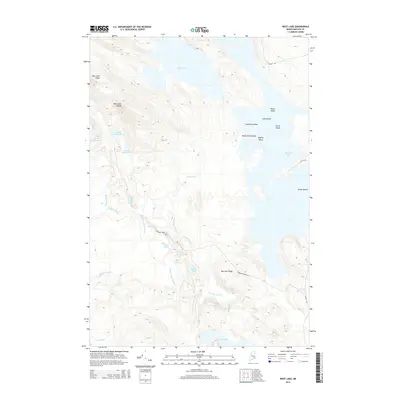 2014 Map of West Lake, 2014 Print