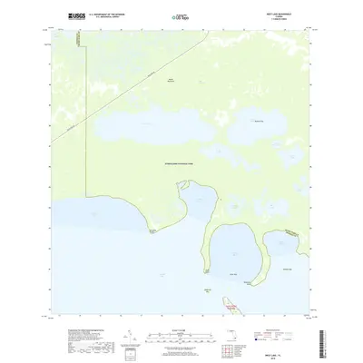 2018 Map of West Lake, 2018 Print