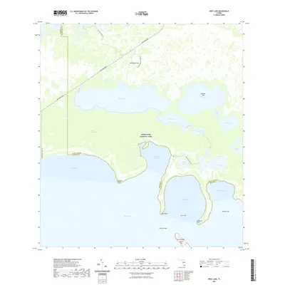 2021 Map of West Lake, 2021 Print