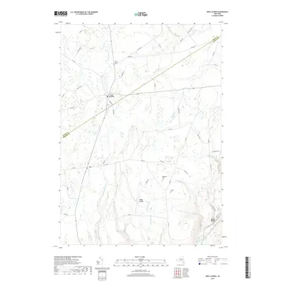 2019 Map of West Leyden, 2019 Print