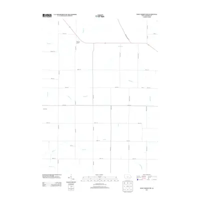 2013 Map of West Liberty SW, 2013 Print