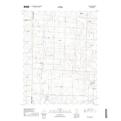 2017 Map of West Line, 2017 Print