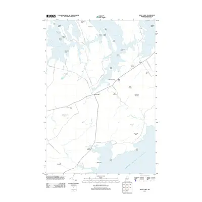 2011 Map of West Lubec, 2011 Print