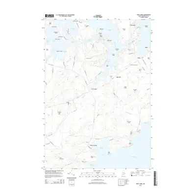 2014 Map of West Lubec, 2014 Print