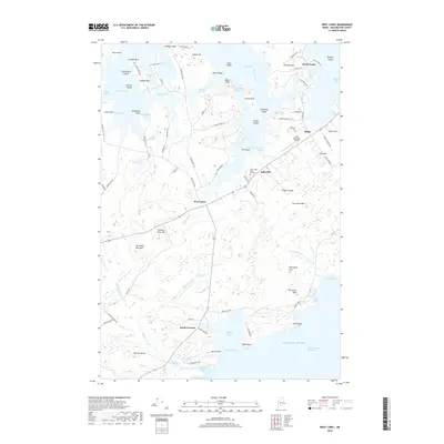 2018 Map of West Lubec, 2018 Print