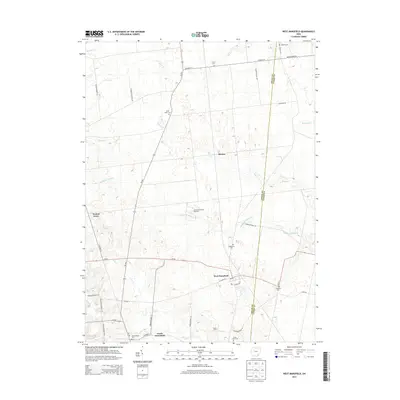 2013 Map of West Mansfield, 2013 Print