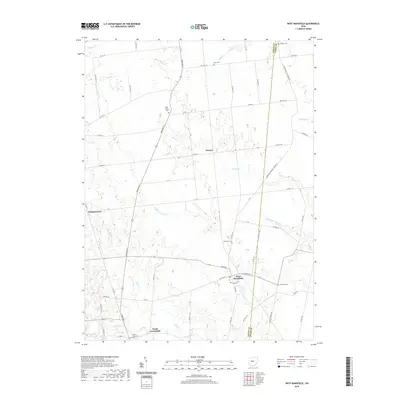 2019 Map of West Mansfield, 2019 Print