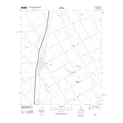2010 Map of West, 2010 Print