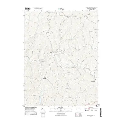 2016 Map of West Middletown, 2016 Print