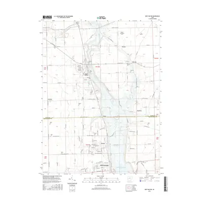 2016 Map of West Milton, 2016 Print