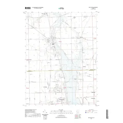 2019 Map of West Milton, 2019 Print