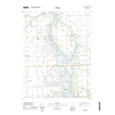 2023 Map of West Milton, 2023 Print