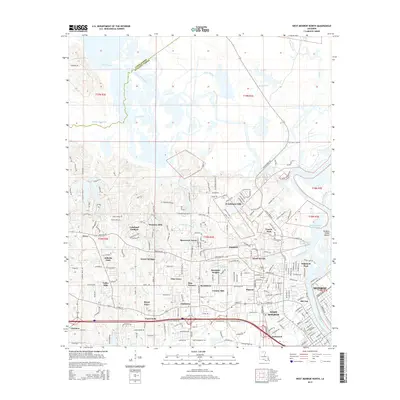 2015 Map of West Monroe North, 2015 Print